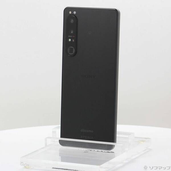 中古品〕 Xperia 1 IV 256GB ブラック SO-51C docomo SIMフリー【349