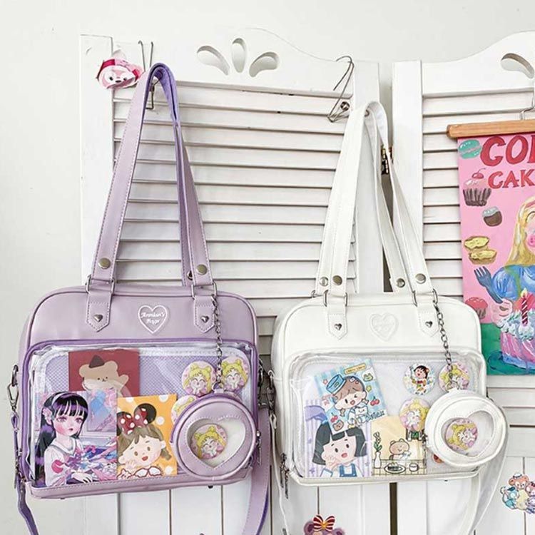 痛バ 推し入れ 3WAY 痛バッグ A4 推し活バッグ ショルダー 透明