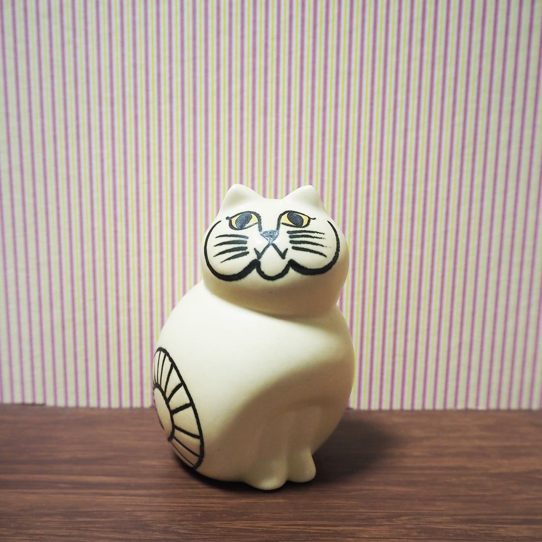 リサラーソン（LISA 公式 LARSON） キャットミア ミニ ホワイト ※小