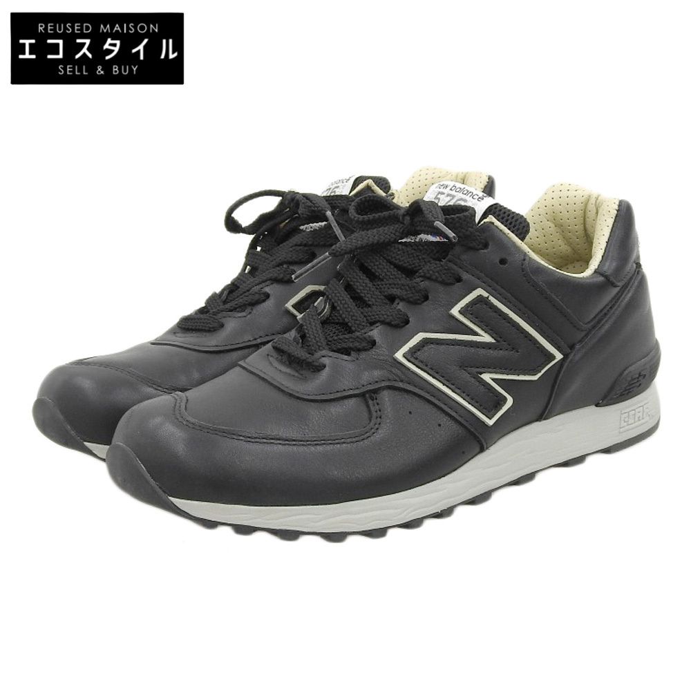 NEW BALANCE ニューバランス 美品 New Balance ニューバランス 英国製 スニーカー シューズ メンズ ブラック 26.0cm M576CKK 8D(US)