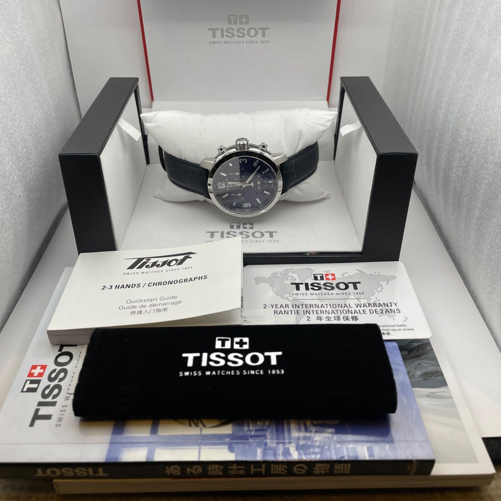 331 ティソ　T055417A PR200 クロノグラフ　デイト　腕時計 331 ティソ T055417A PR200 クロノグラフ デイト 腕時計 - メルカリ