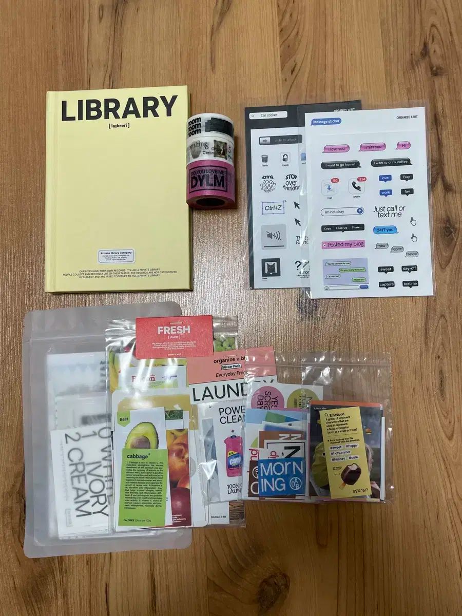 oab ダイアリー マスキングテープ ステッカー