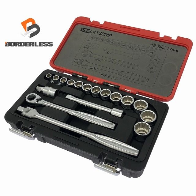 TONE トネ ソケットレンチセット工具17点 4130MP