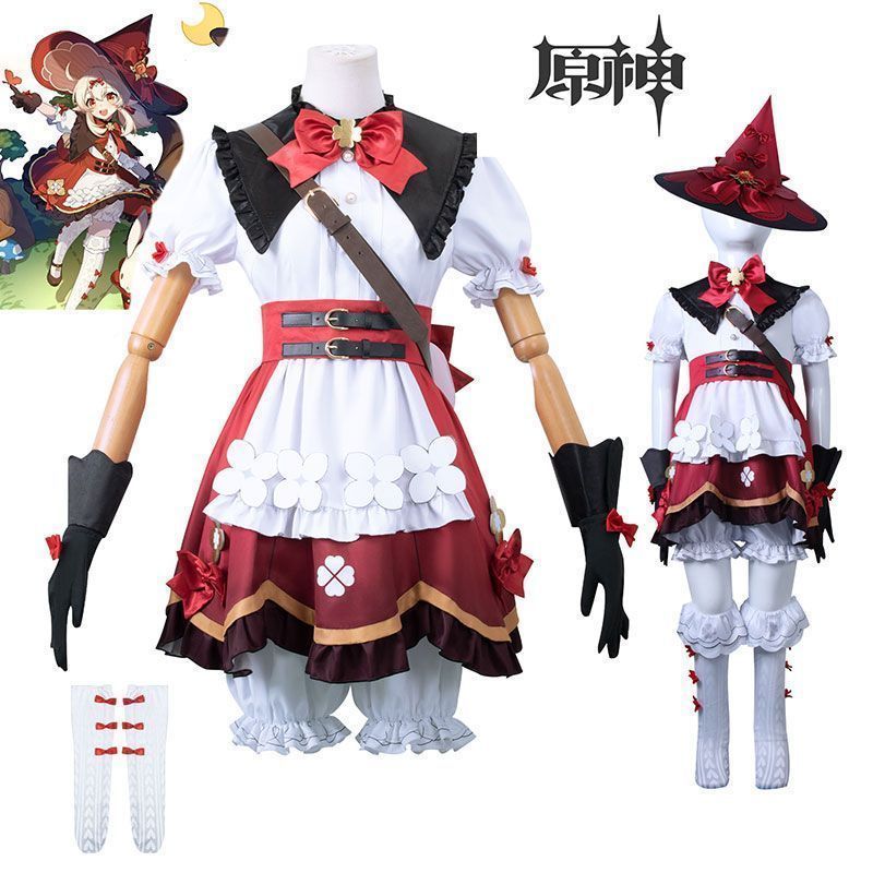 江南猫次 原神 コスプレ クレー 魔女 衣装 星燭に揺れる爛花 コスチューム