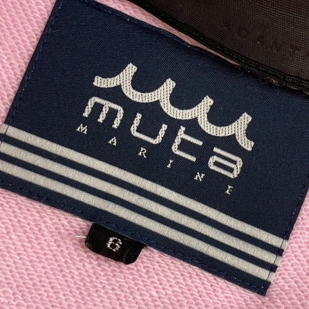 サイズ：6 MUTA MARINE ムータマリン  スウェットパーカー ロゴ  ピンク系 [240101471655] ゴルフウェア メンズ ストスト サイズ：6 MUTA MARINE ムータマリン スウェットパーカー ロゴ