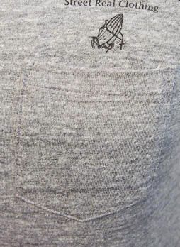 ポケット付Tシャツ