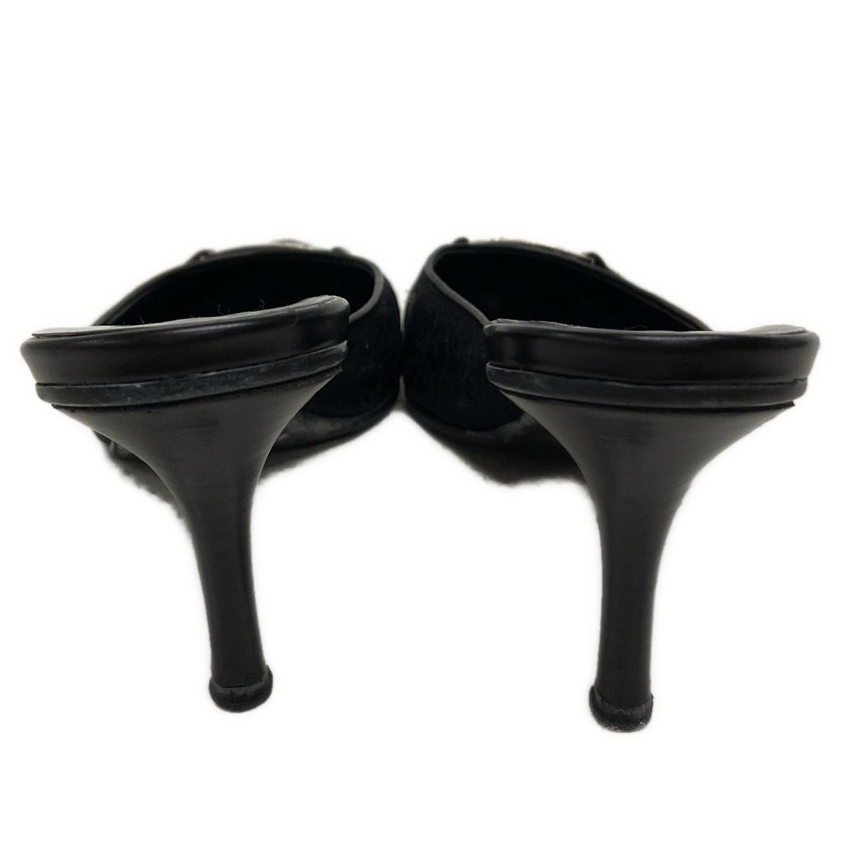 美品✨Dior ヒール サンダル トロッター ロゴプレート 保存袋付き 37 美品✨Dior ヒール サンダル トロッター ロゴプレート 保存袋付き 37