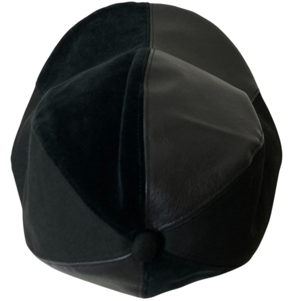 新品同様 24AW LIMI feu リミフゥ COMBINATION NEWSBOY CAP