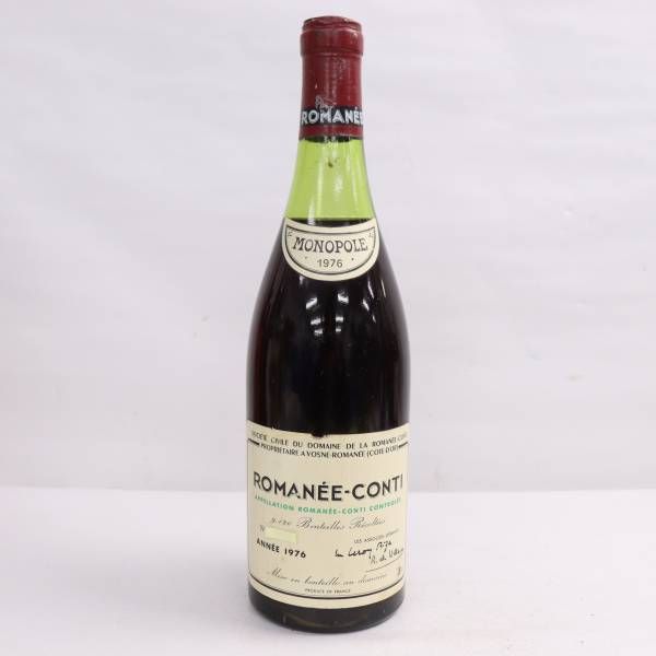 DRC ROMANEE-CONTI（ロマネコンティ）1976 750ml ※液面低下・オリ有り