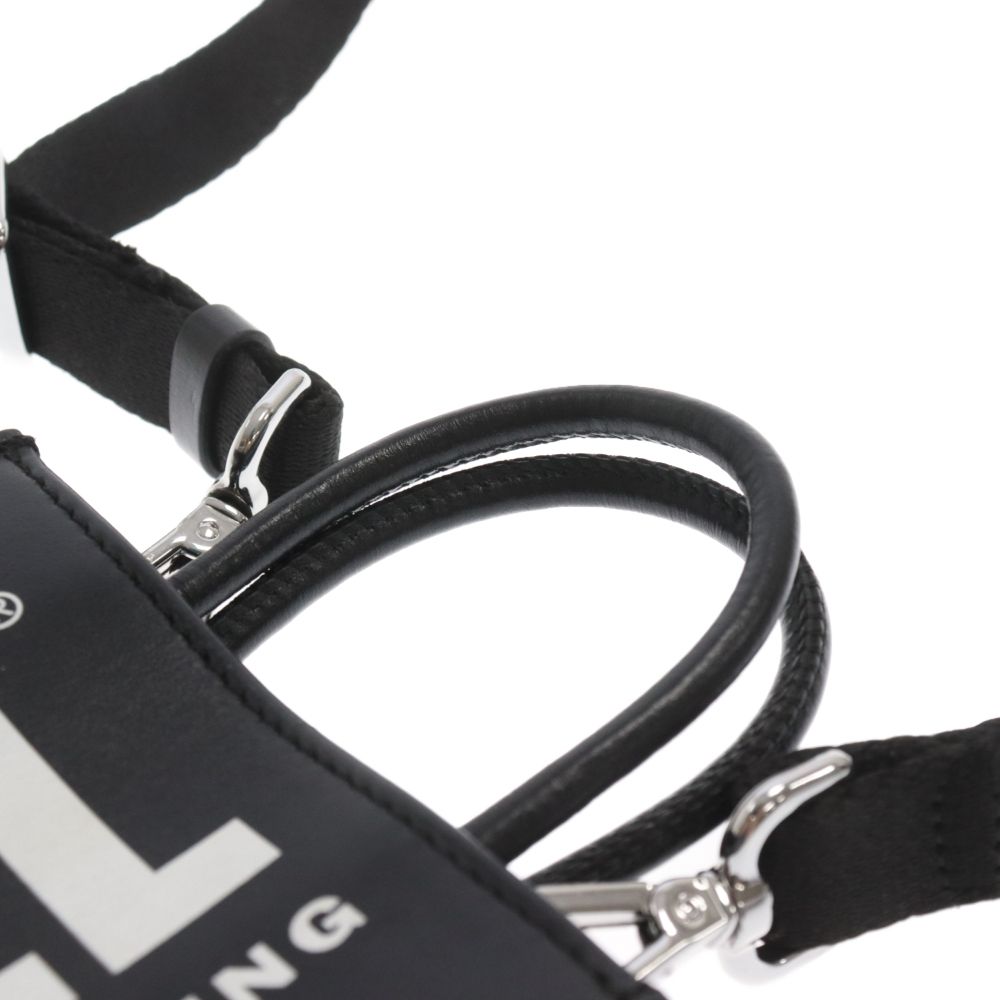 DIESEL (ディーゼル) DSL SHOPPER MIN ロゴプリント 2WAY レザー  