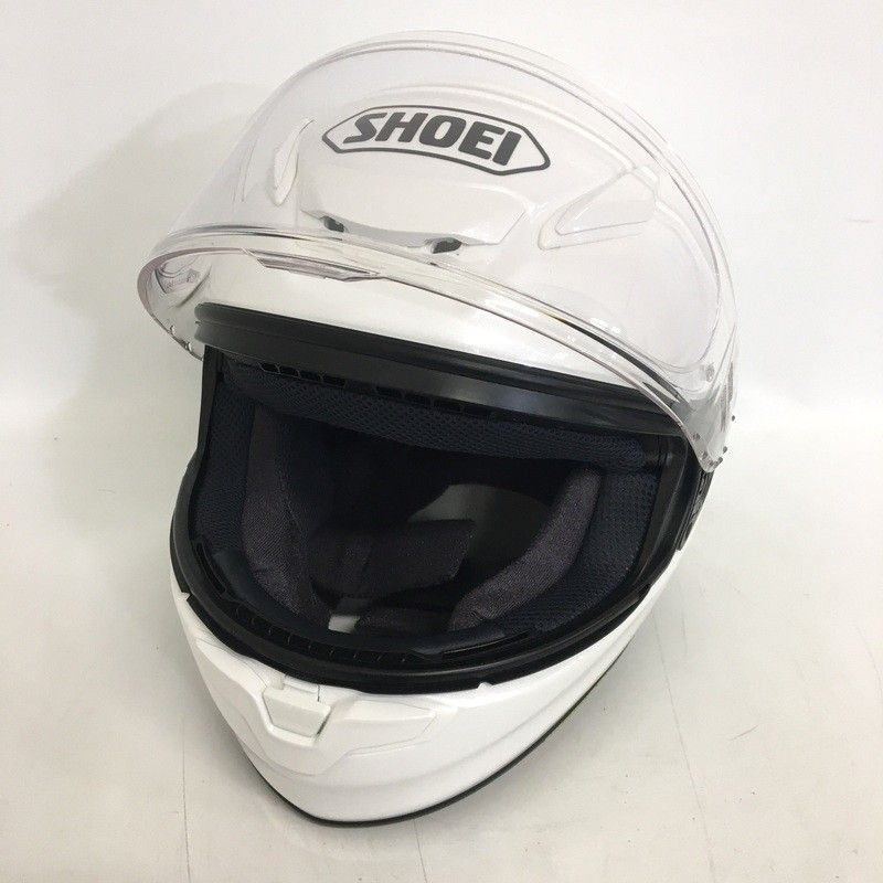 SHOEI ショウエイ Z-8 フルフェイスヘルメット 除菌消臭済 Mサイズ ルミナスホワイト オートバイ ツーリング ライディング バイカー バイク用品 TA3481