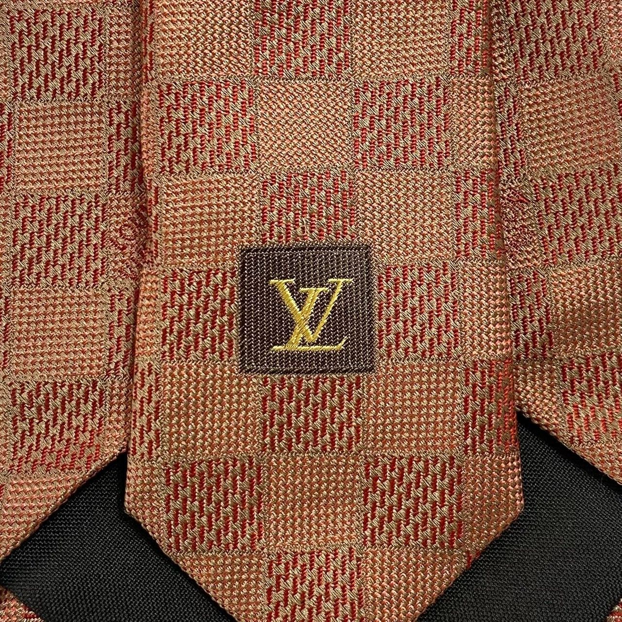LOUIS VUITTON】ネクタイ SILK/シルク 100% クラヴァット ダミエ