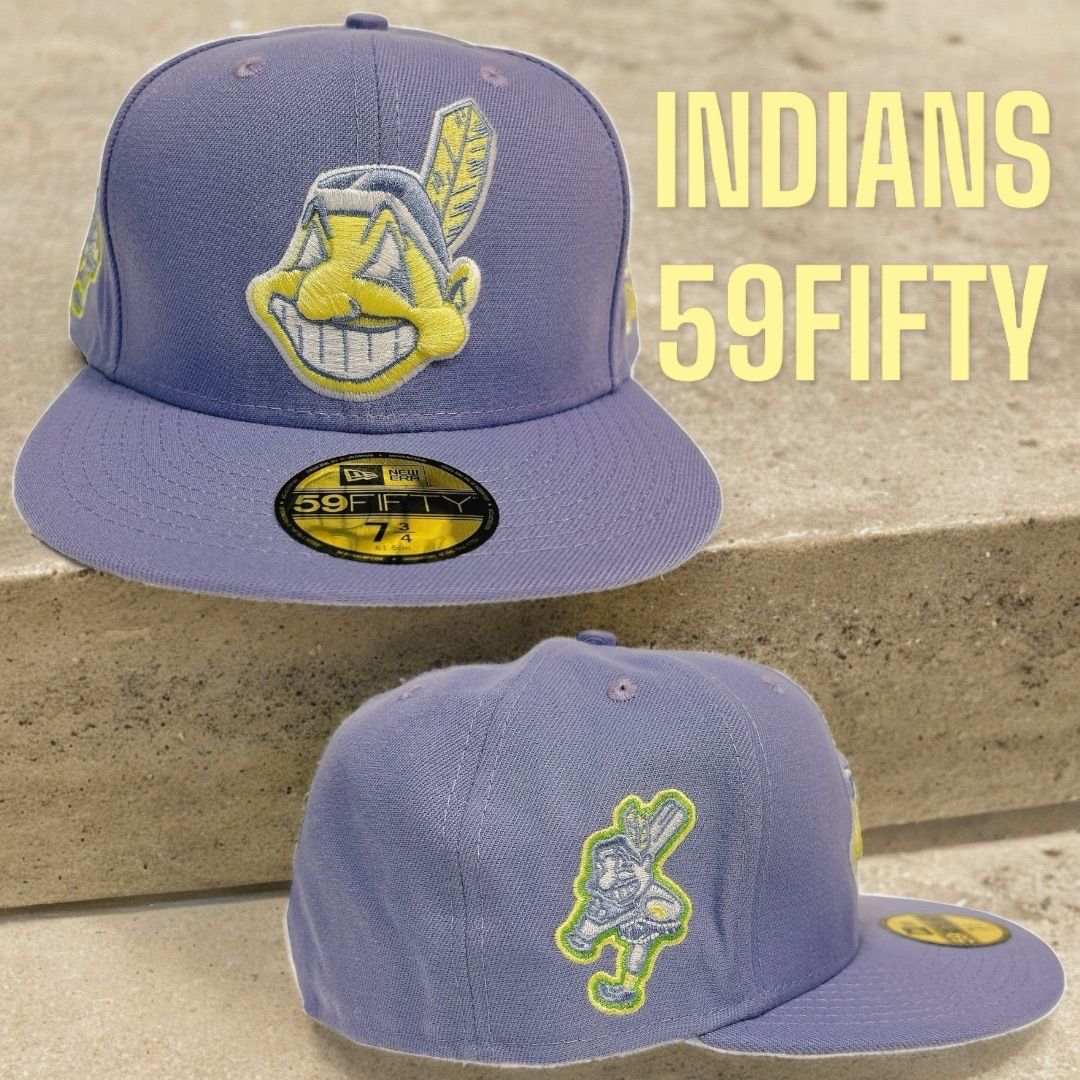 貴重な新品ワフー酋長クリーブランド・インディアンスニューエラ59FIFTY NEW  ERA INDIANS 最終入荷！