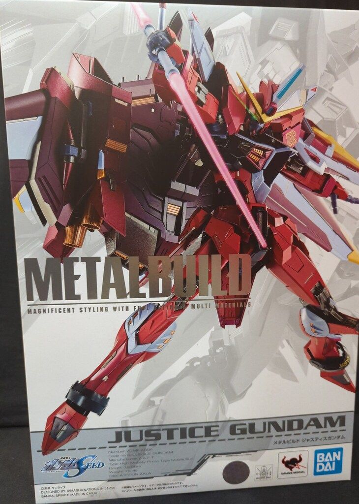 BANDAI SPIRITS METAL BUILD 機動戦士ガンダムSEED 【ジャスティスガンダム/JUSTICE GUNDAM】