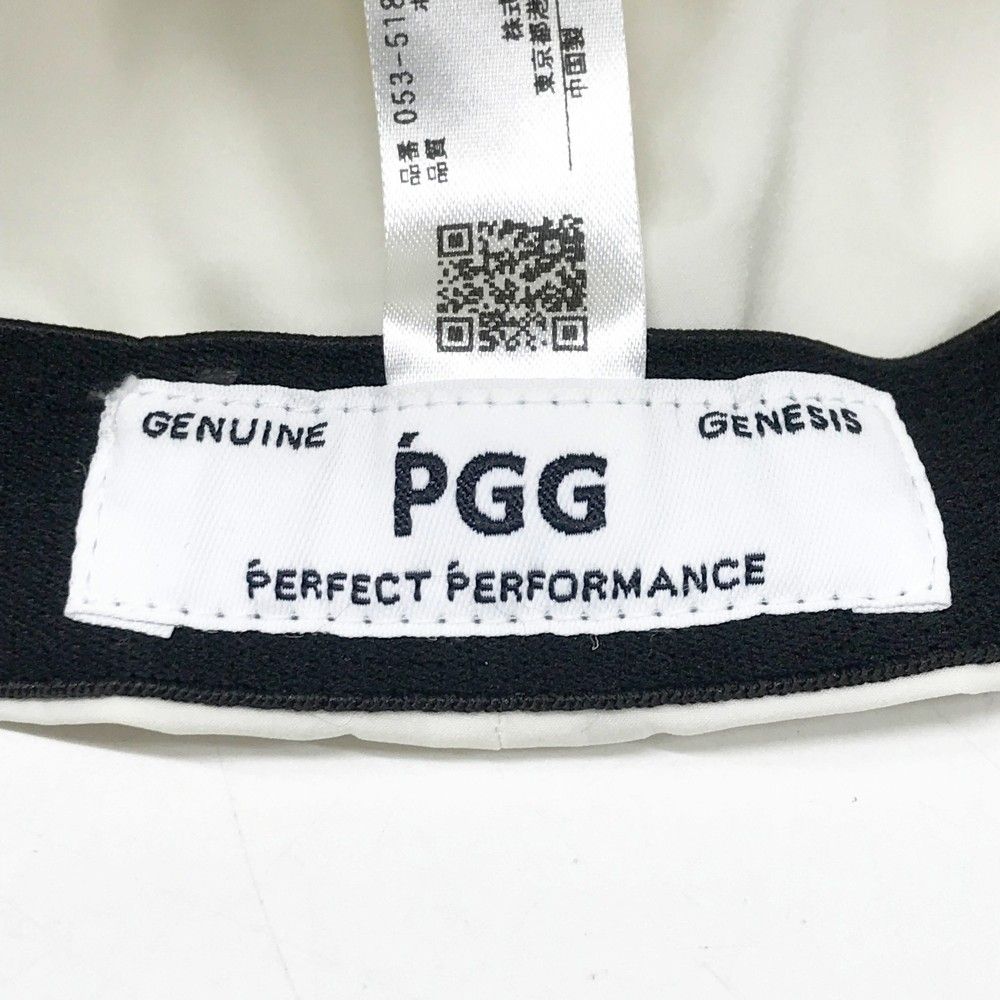 【2025年新作】 PGG PEARLY GATES パーリーゲイツ モデル キャップ ホワイト系 FR 240101538503 ゴルフウェア ストスト 再販品