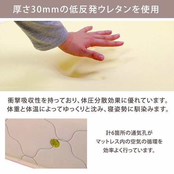 低反発ウレタン入