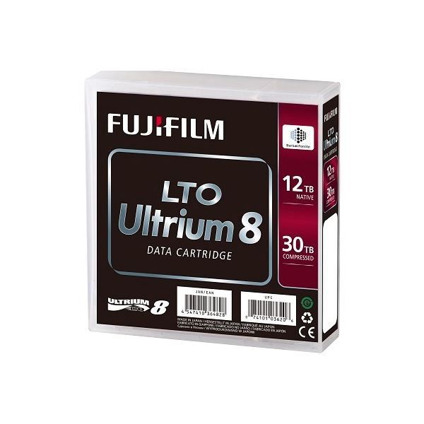 富士フイルム LTO Ultrium8 データカートリッジ 12.0|30.0TB LTO FB UL-8 12.0T J