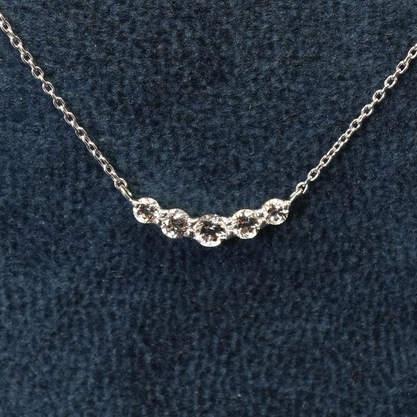 スタージュエリー K10 ホワイトトパーズ ネックレス WHITE TOPAZ NECKLACE(2JN0543)K10 ネックレス｜スター