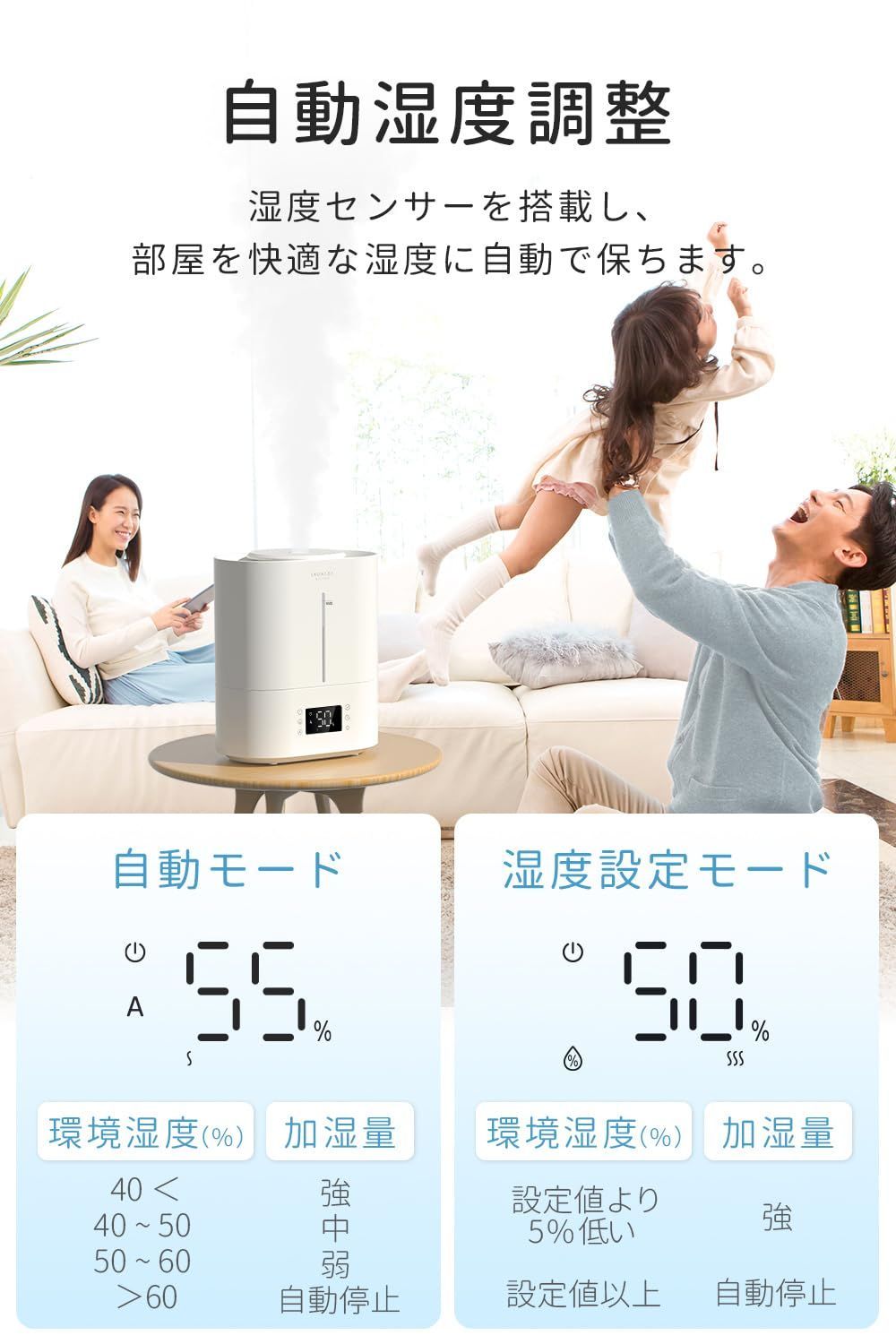 大容量4L 超音波式