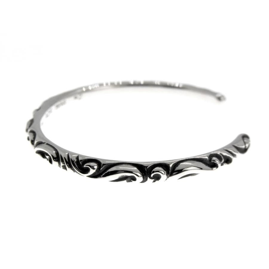 クロムハーツ CHROME HEARTS 【 BANGLE SCROLL 】 スクロール バンド シルバー バングル ブレスレット 35929 -  メルカリ