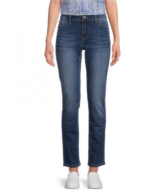 【送料無料】 カットフロムザクロス レディース デニムパンツ ジーンズ ボトムス Stevie Slight Knicking Straight Leg Jeans Endurable