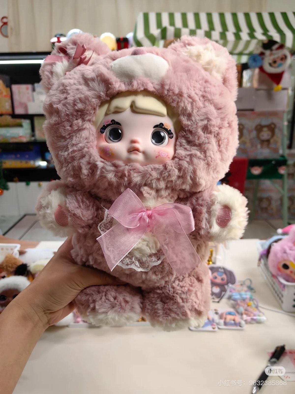 開封済 Nommi糯米 400%おやすみクマちゃん海外限定 人偶 DOLL 披