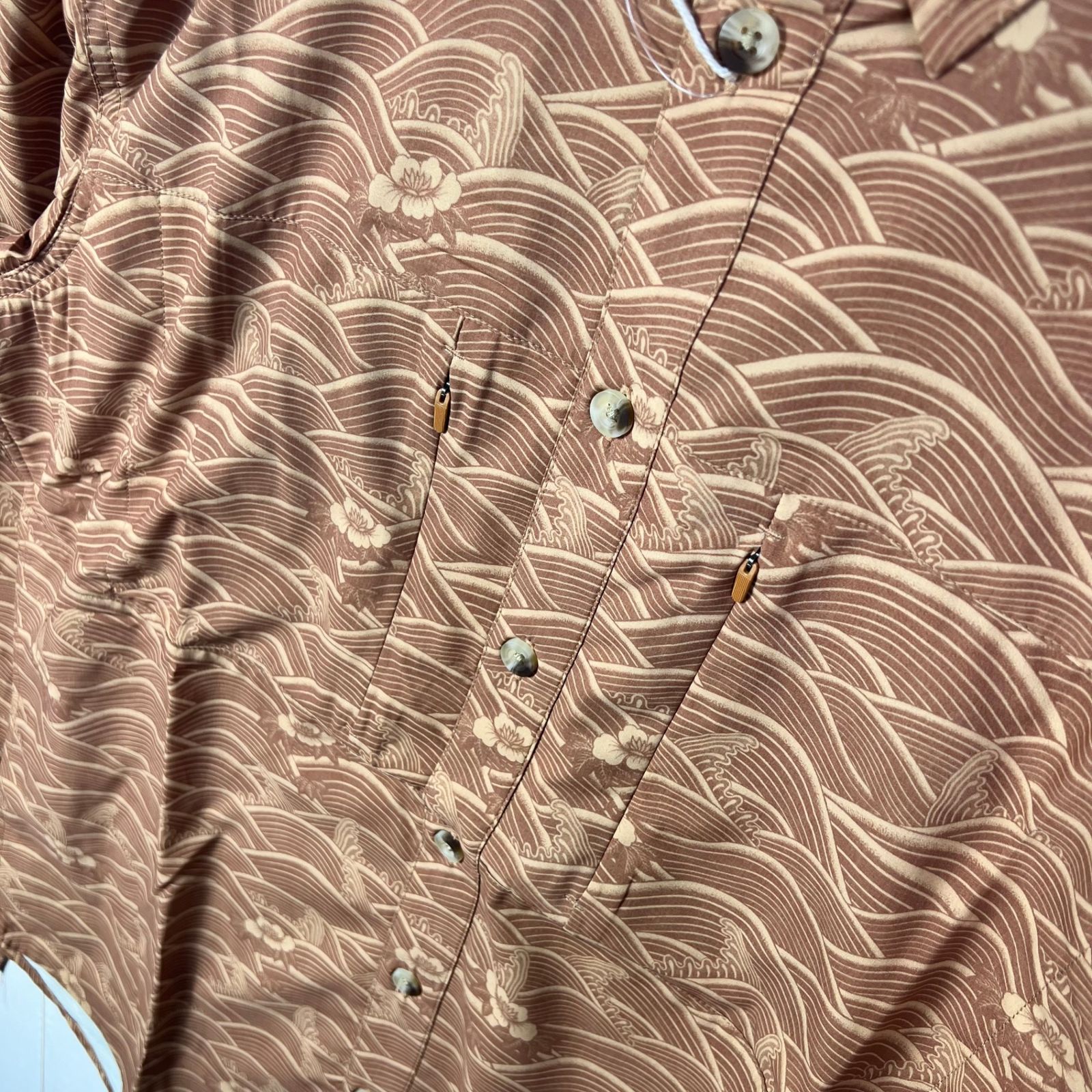 情報が満載。 Men s S ベージュ系 Jolly Gear ジョリーギア トリプル クラウン ボタンダウン ロングスリーブ Triple Crown Button Down Long Sleeve Goleden Waves ポリエステル