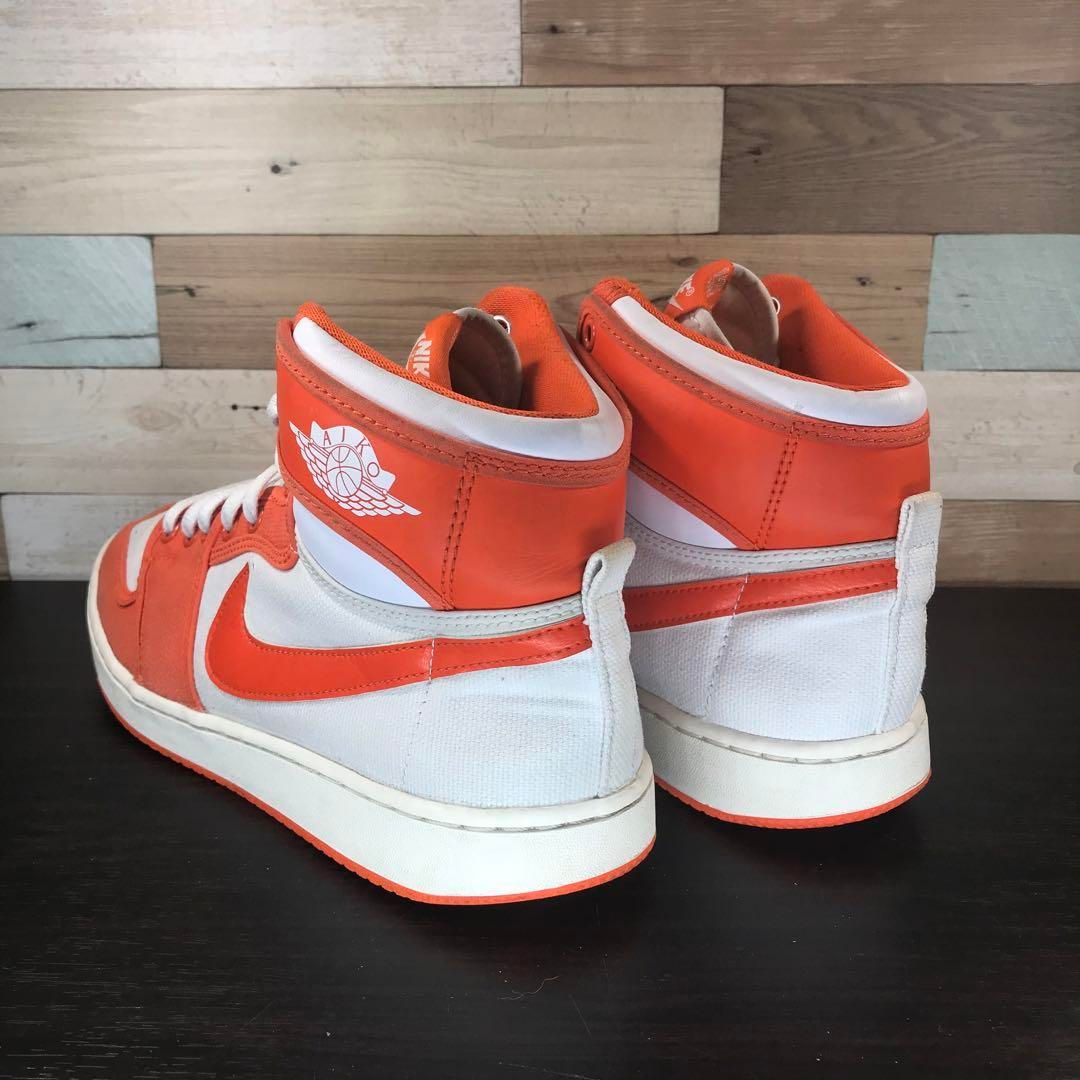 NIKE AIR JORDAN 1 エア ジョーダン 1 ノックアウト オレンジ ホワイト 