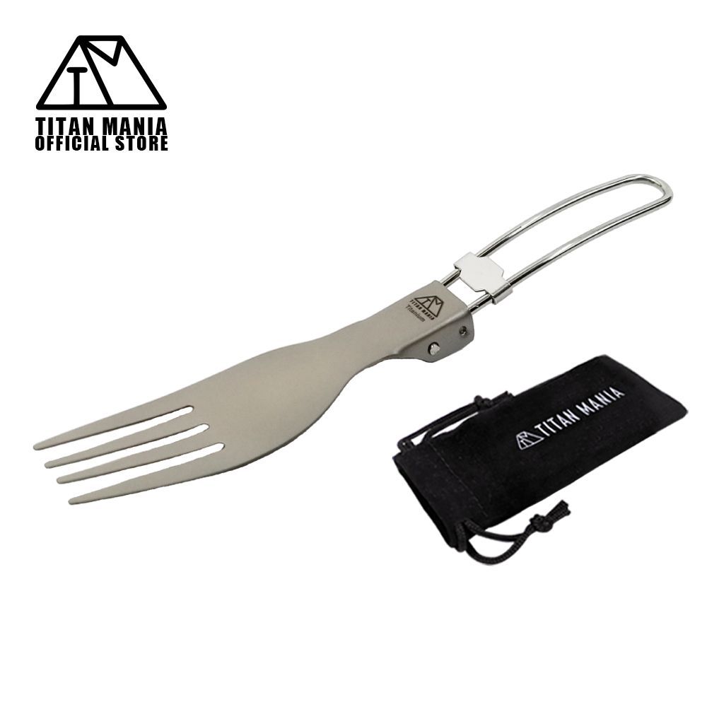 TITAN MANIA チタンマニア 折りたたみ フォーク チタン製