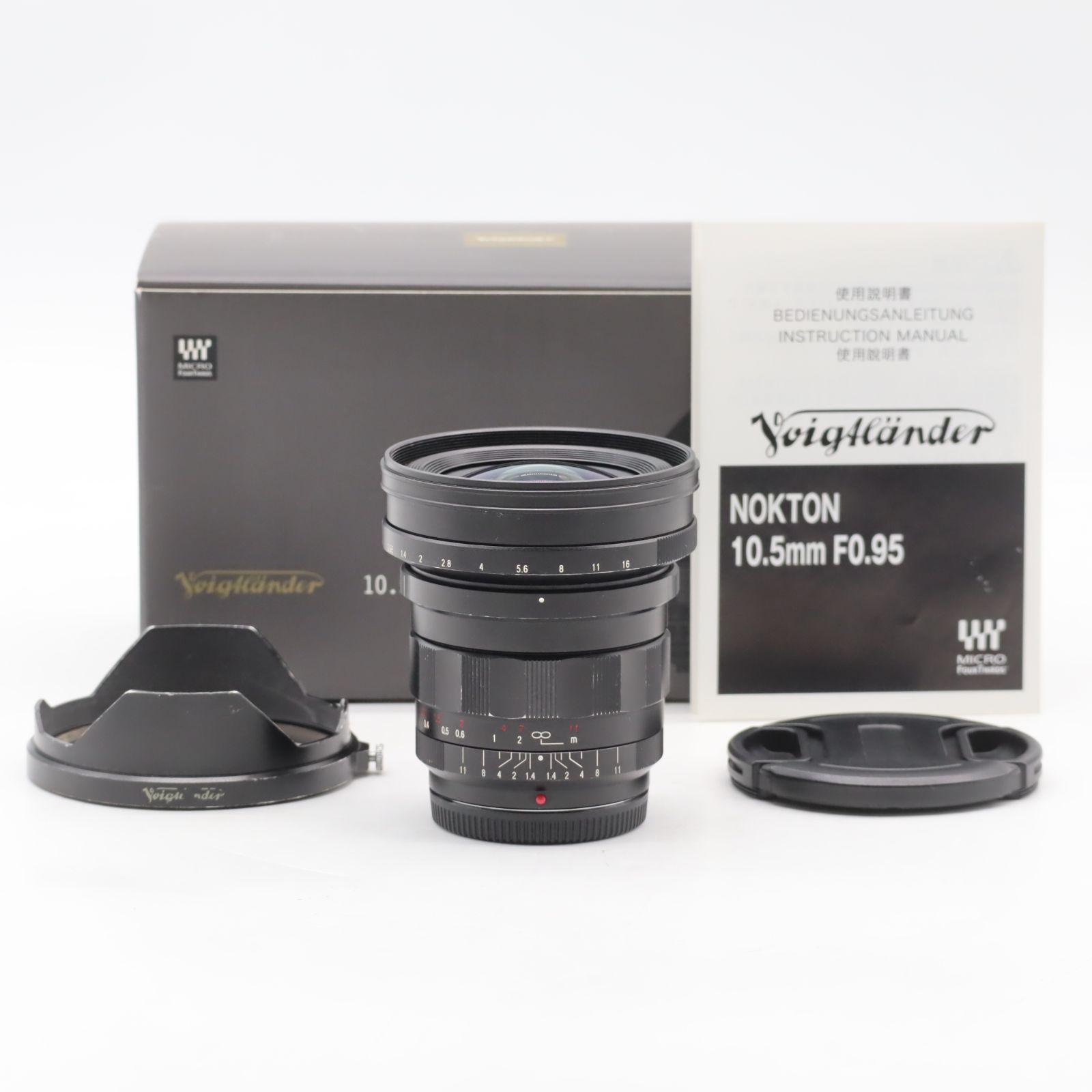 VoightLander 単焦点レンズ NOKTON 10.5mm F0.95 Micro Four Thirds マイクロフォーサーズ対応 232051 4566