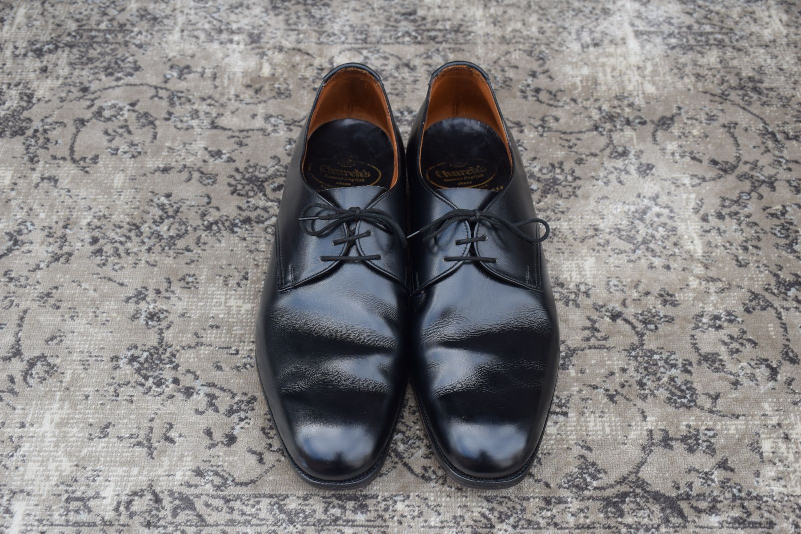 Church’s チャーチ 三都市 プレーントゥ6.5D Church's】チャーチ SHANNON プレーントゥ ポリッシュドバインダー