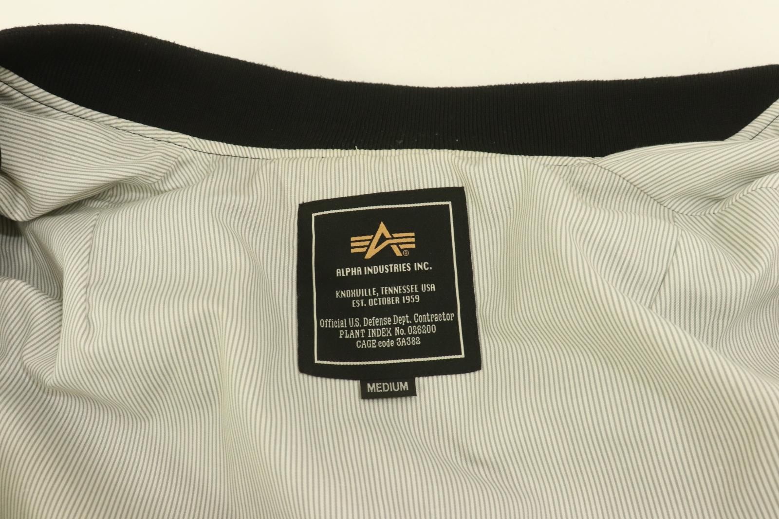 中古】 ALPHA INDUSTRIES メンズフライトジャケット M フライト