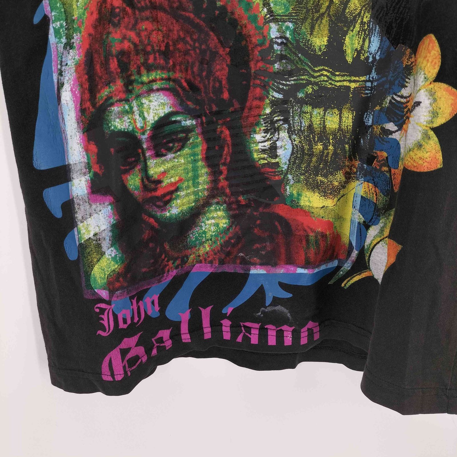ジョンガリアーノ JOHN GALLIANO イタリア製 フロントプリントV