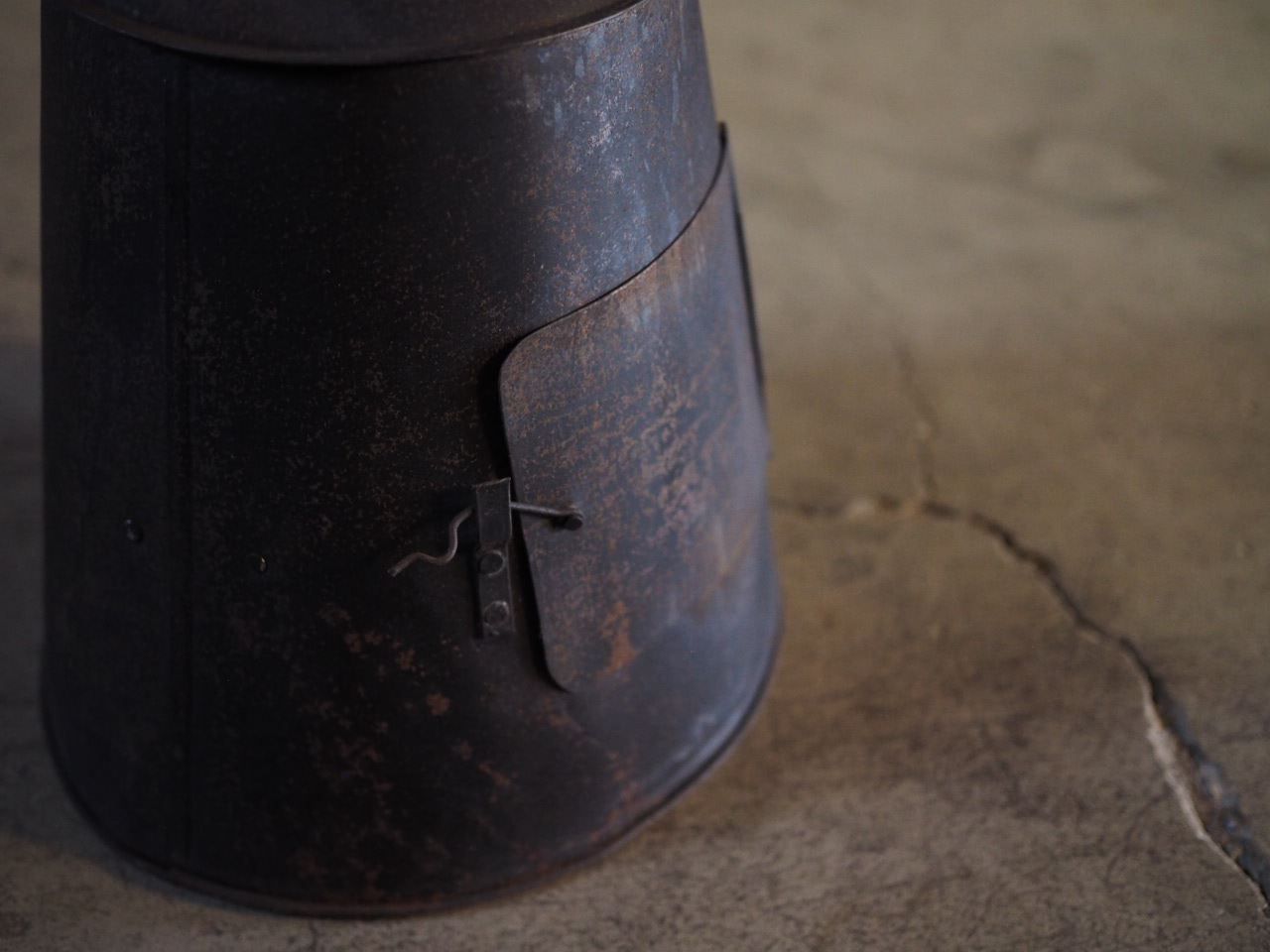 古民具 古いカンテラ がんどう 大正～昭和初期 古録展 送料無料 品番H1417