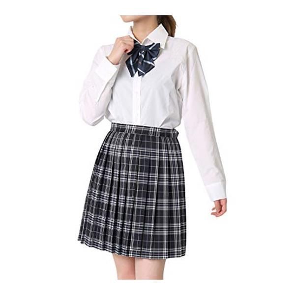 wego プリーツスカート ミニスカート 紺 なんちゃって制服 - スカート