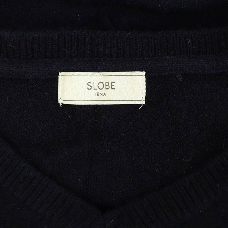 スローブ イエナ SLOBE IENA 24AW ソフトラムナイロンVネック