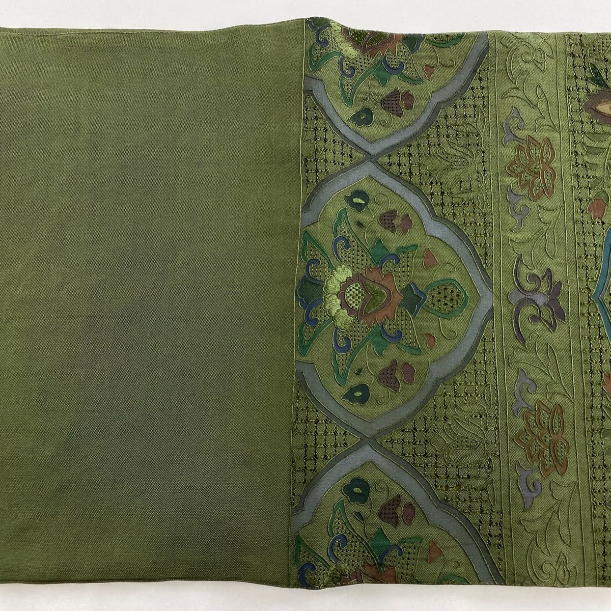 草花 幾何学模様