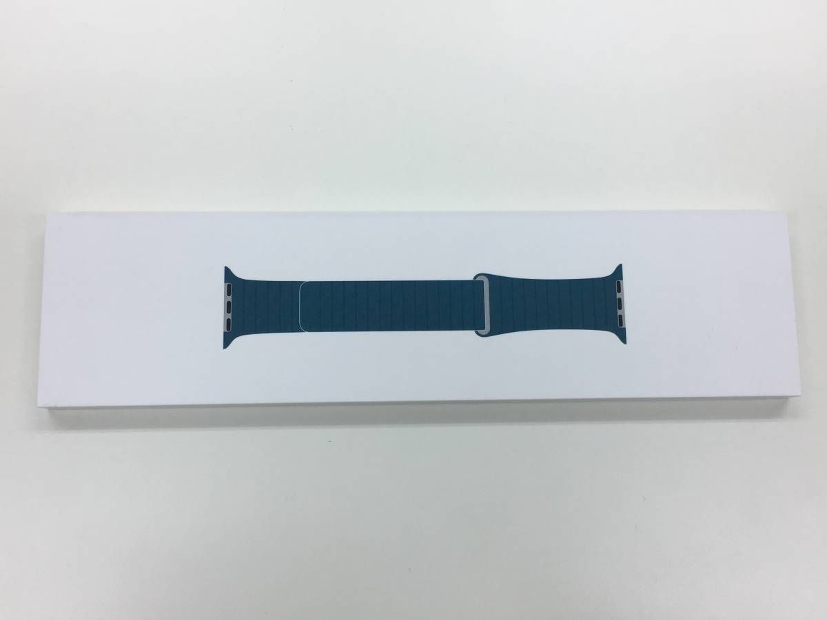 新品 apple watch純正品バンド42/44/45mm用レザーループバンド - メルカリ