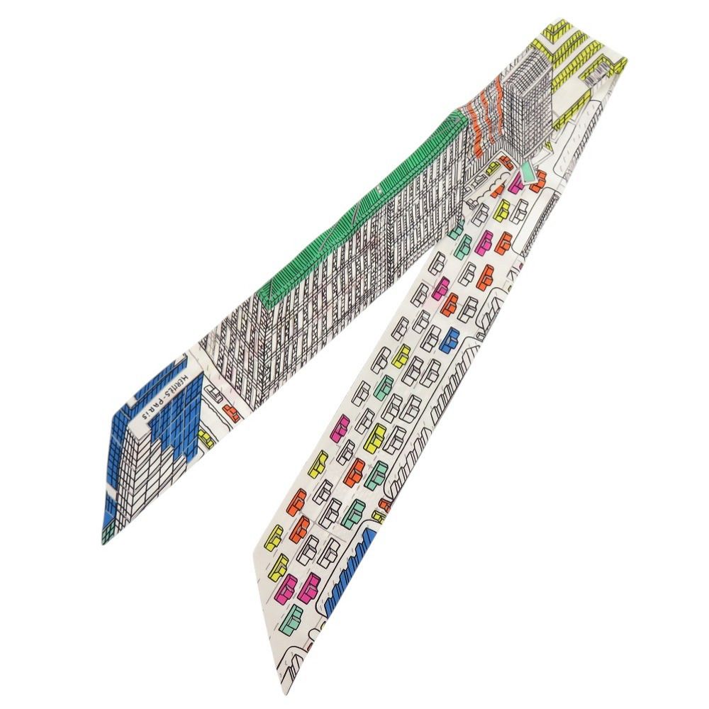 美品　エルメス HERMES ツイリー パンタンシティ 楽天市場】HERMES エルメス スカーフ ツイリー パンタンシティー