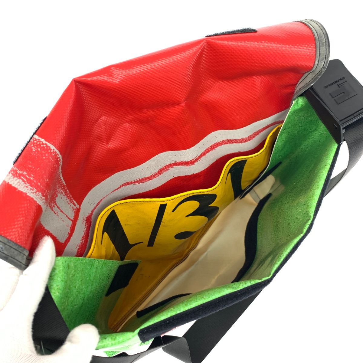 未使用品 FREITAG フライターグ F12 DRAGNET ショルダーバッグ レッド 