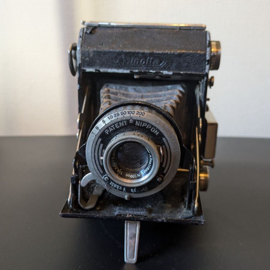 ミノルタ セミパール 蛇腹式カメラ