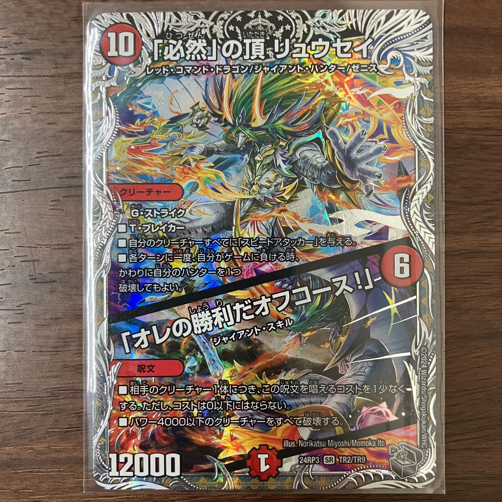 ☆確認用☆必然の頂リュウセイ 銀トレ 必然の頂 リュウセイ オレの勝利だオフコース 銀トレジャー
