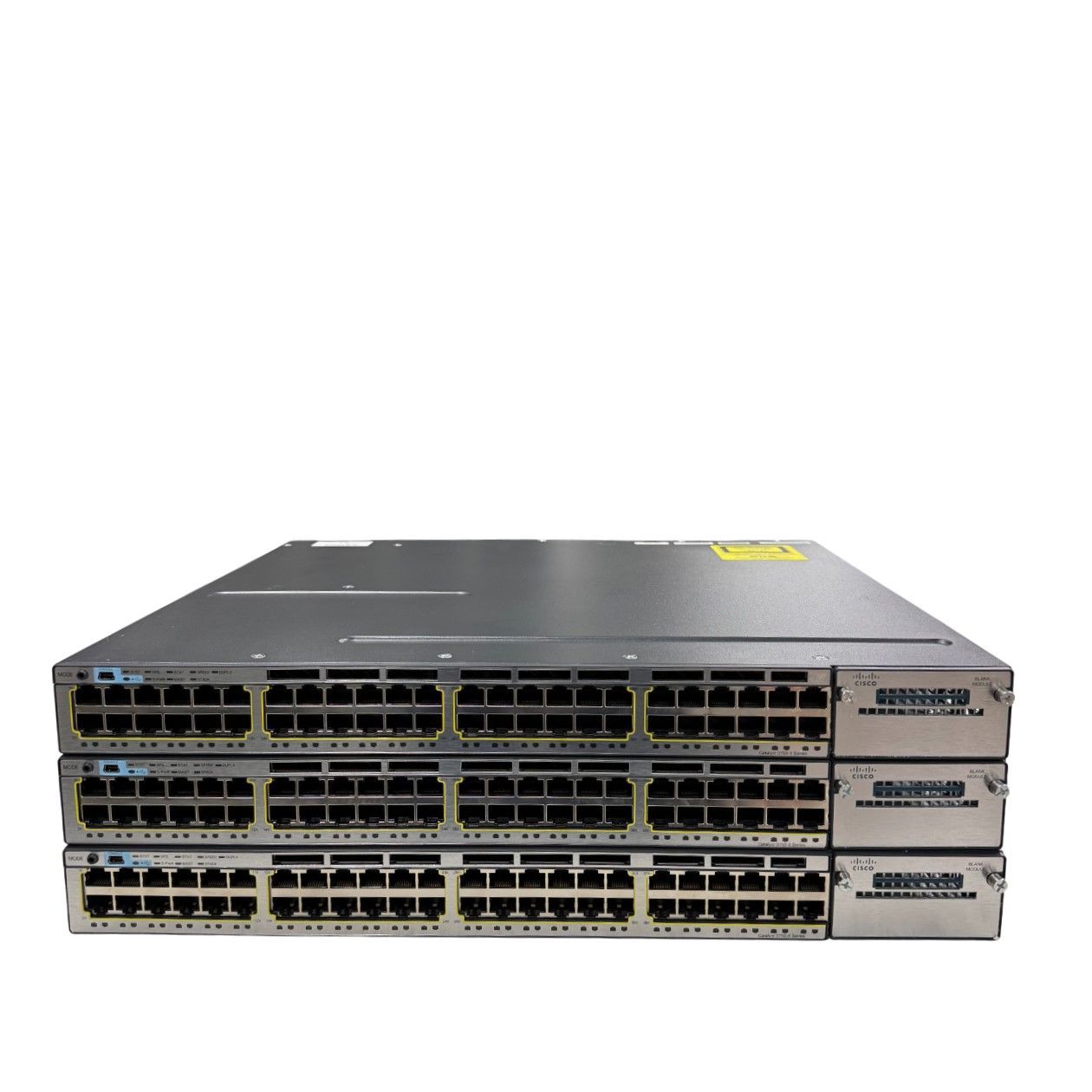 Cisco Catalyst 3750 X 48 T S WS C 電源 1 FANプラスチック破損 ３台セット