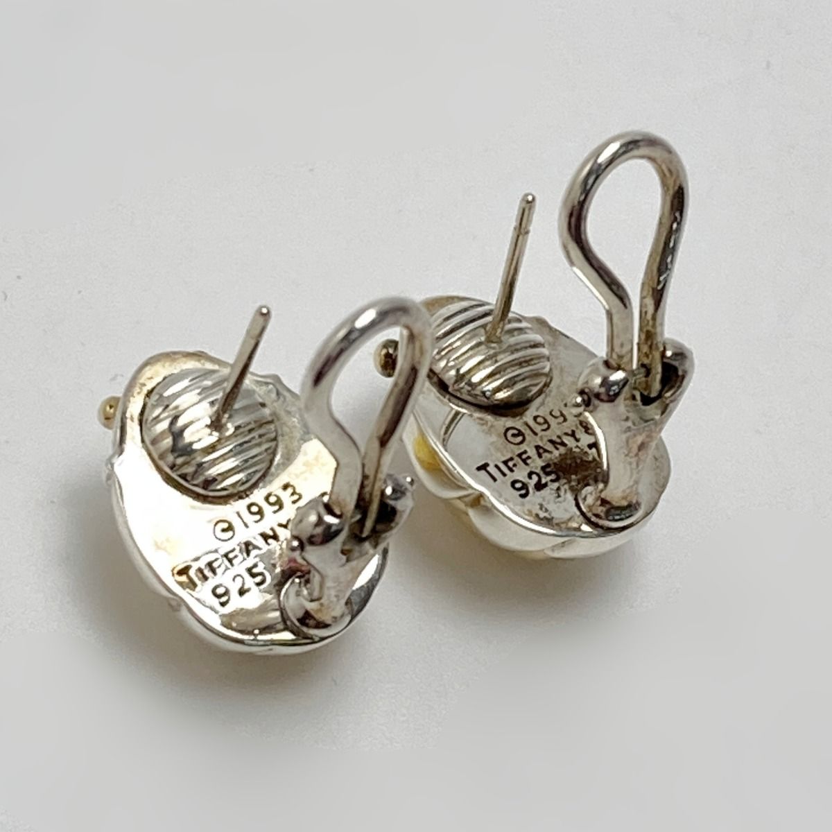 Tiffany & Co. ティファニー スカラベ コンビ ピアス 750YG