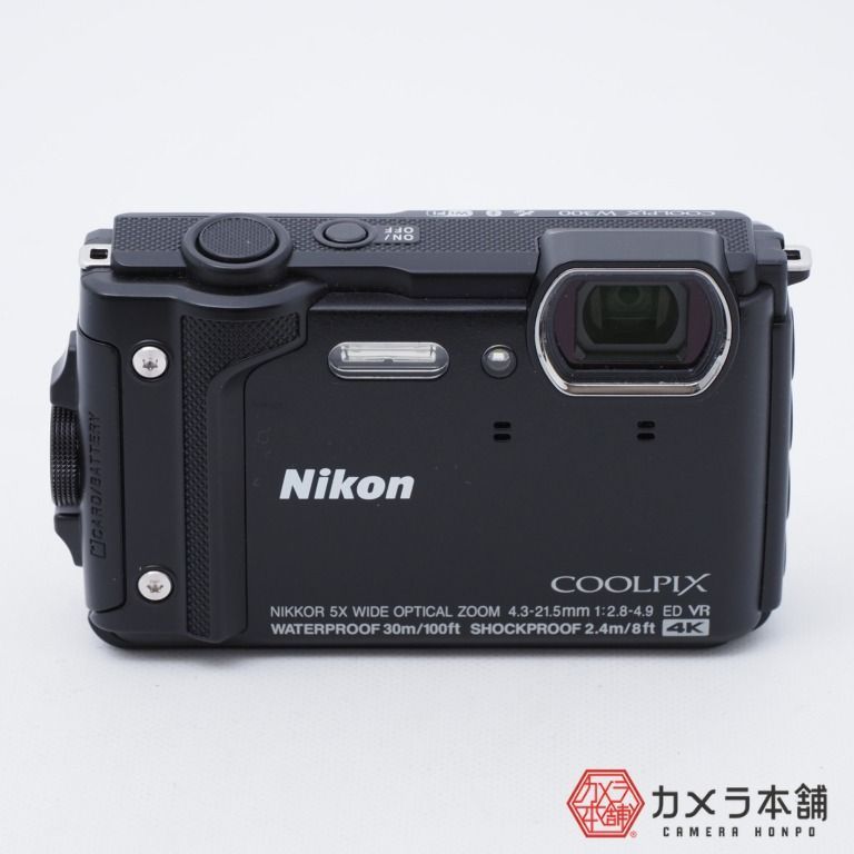 Nikon ニコン COOLPIX W300 ブラック - カメラ本舗｜Camera honpo
