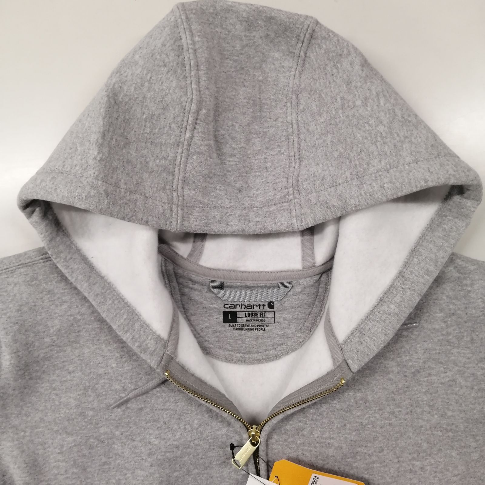 新品】【Carhartt／カーハート・ZIPパーカー(グレー