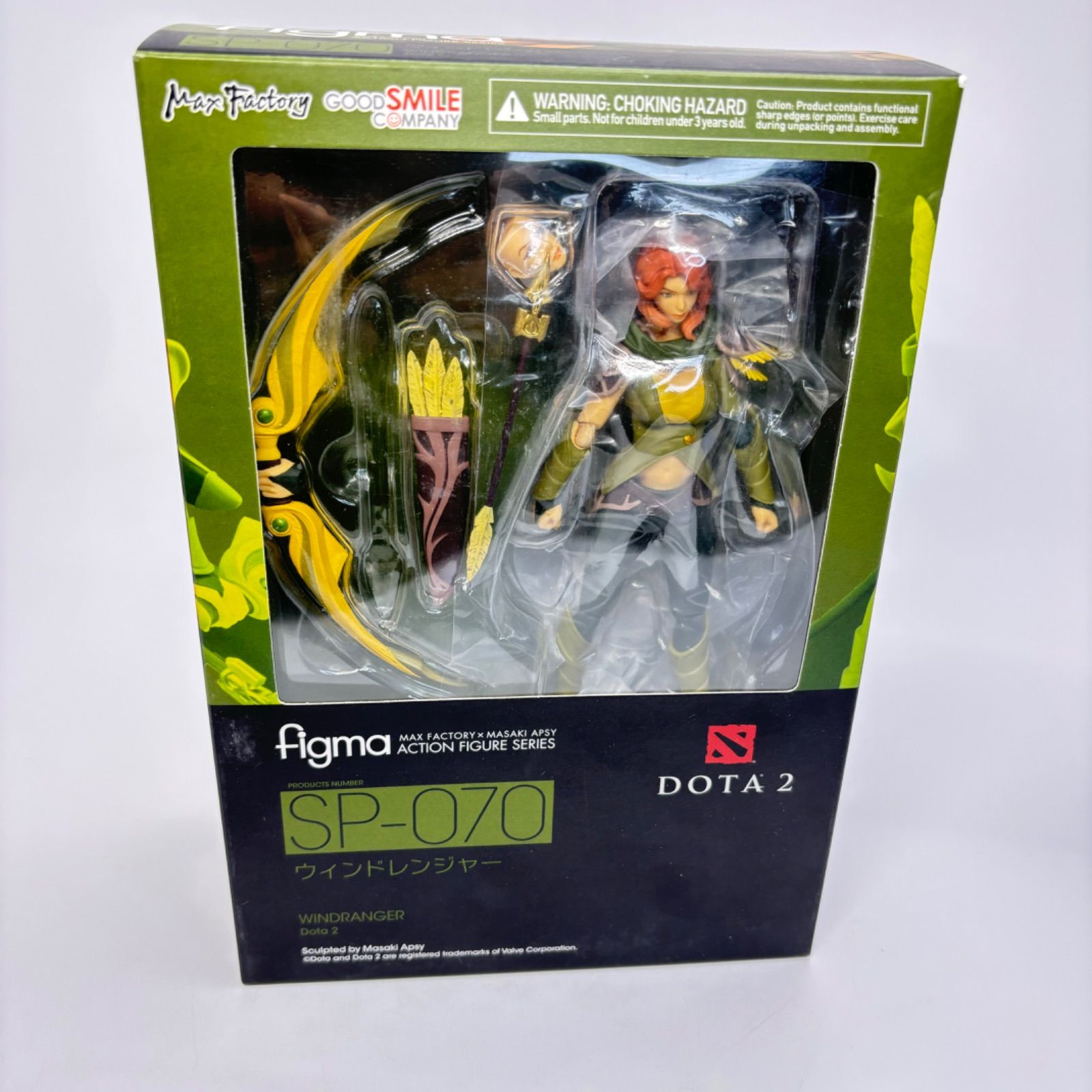 未開封 グッドスマイルカンパニー figma DOTA 2 SP-069 アンチメイジ ハナちゃん(Dota2 リナ、ウィンドレンジャー figmaセット) ハナちゃん