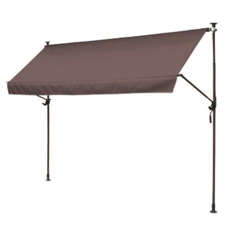物干竿付オーニング 3ｍ TAN-734-30 ブラウン