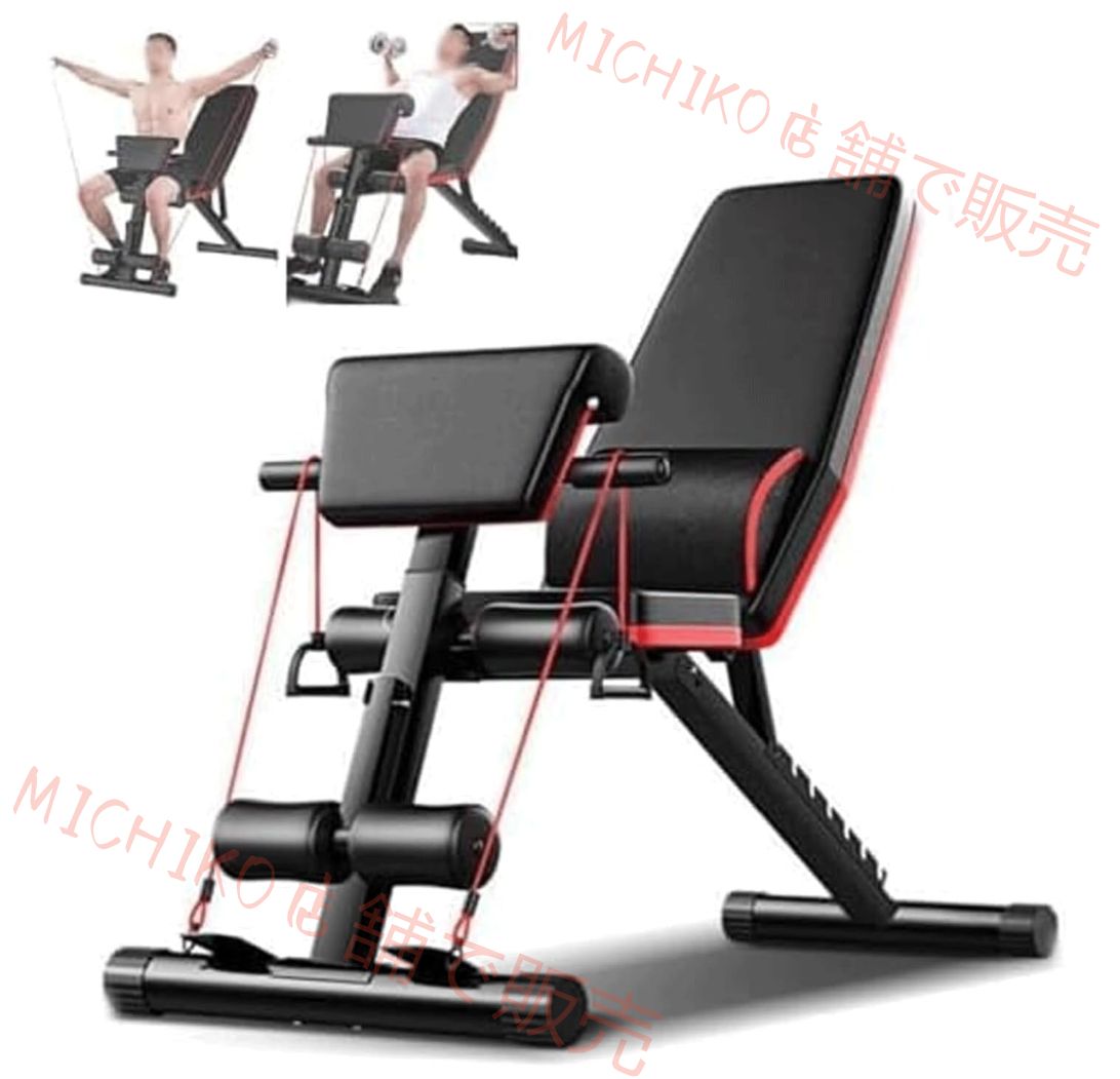 トレーニングベンチ マルチシットアップベンチ 折り畳み 耐荷重160kg フラットベンチ 筋トレ 角度調節簡単 腹筋 背筋 ダンベルベンチ 収納便利