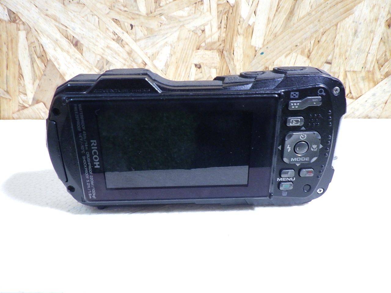 カメラ SDカード無し RICOH WG-70 ブラック リコー本格防水デジタル